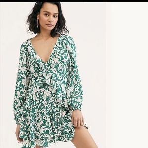 Free People  Flower Print Flowy Dress 👗